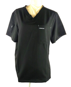 Members Only Men's T Shirt Size Medium Black No Iron